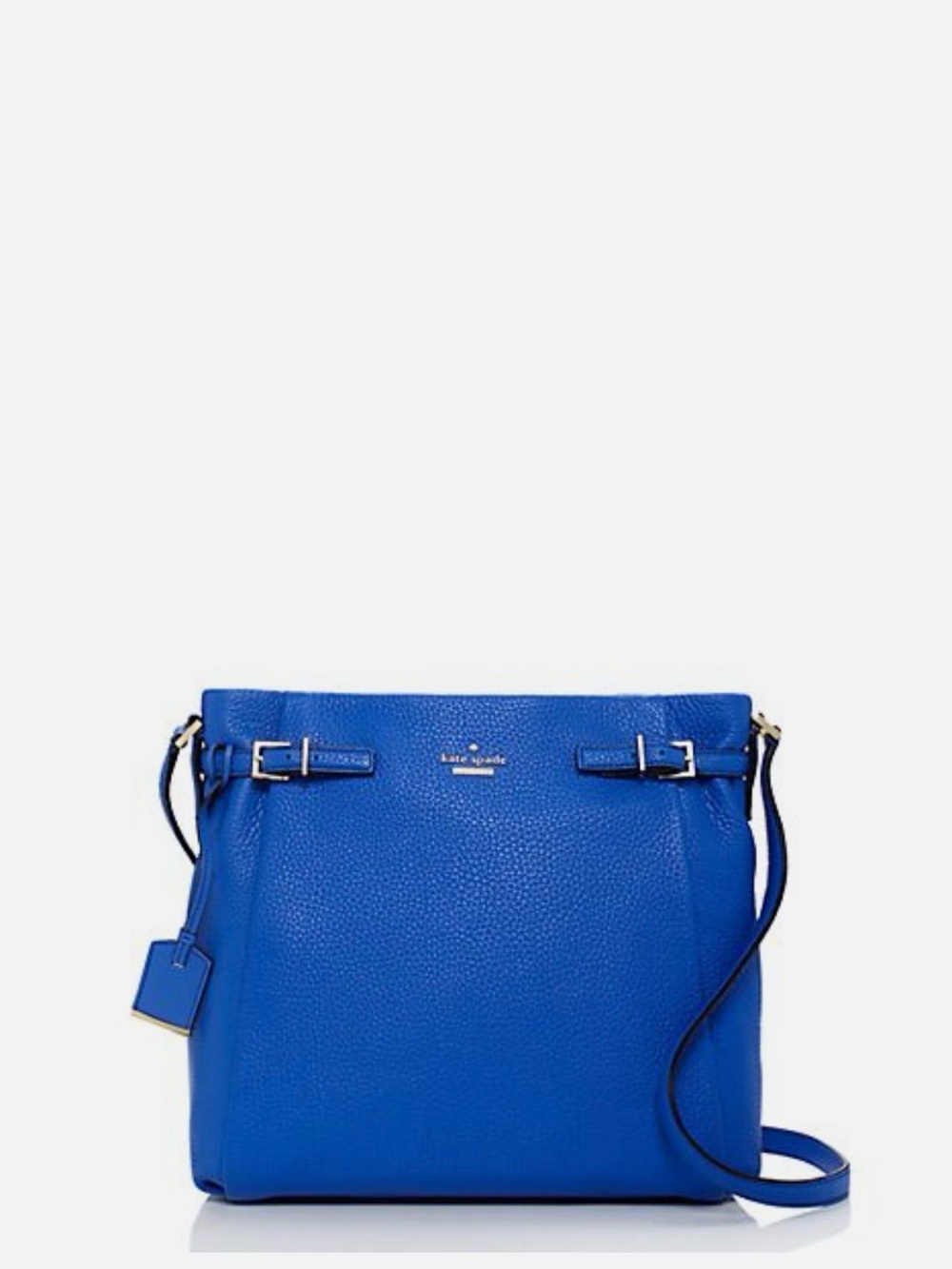 kate spade Cobalt Blue Pebbled Leather Crossbody
